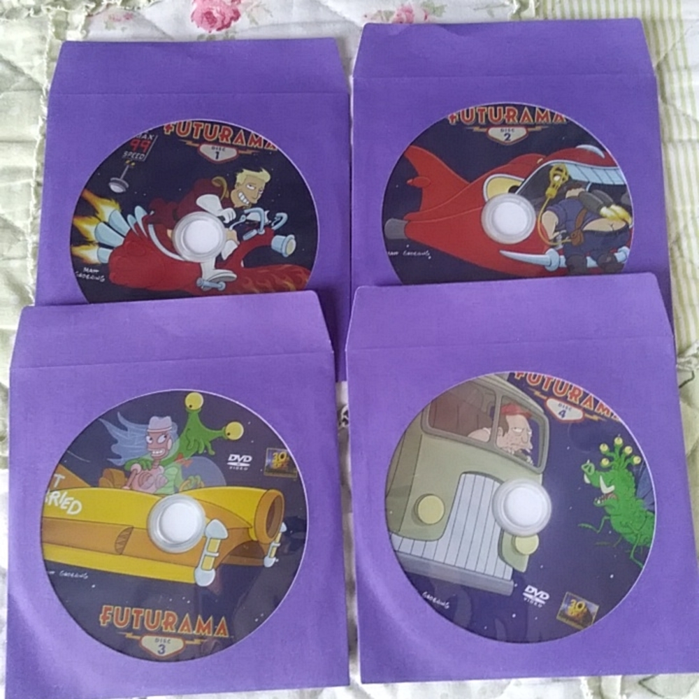 Futurama Volume 2 disc's